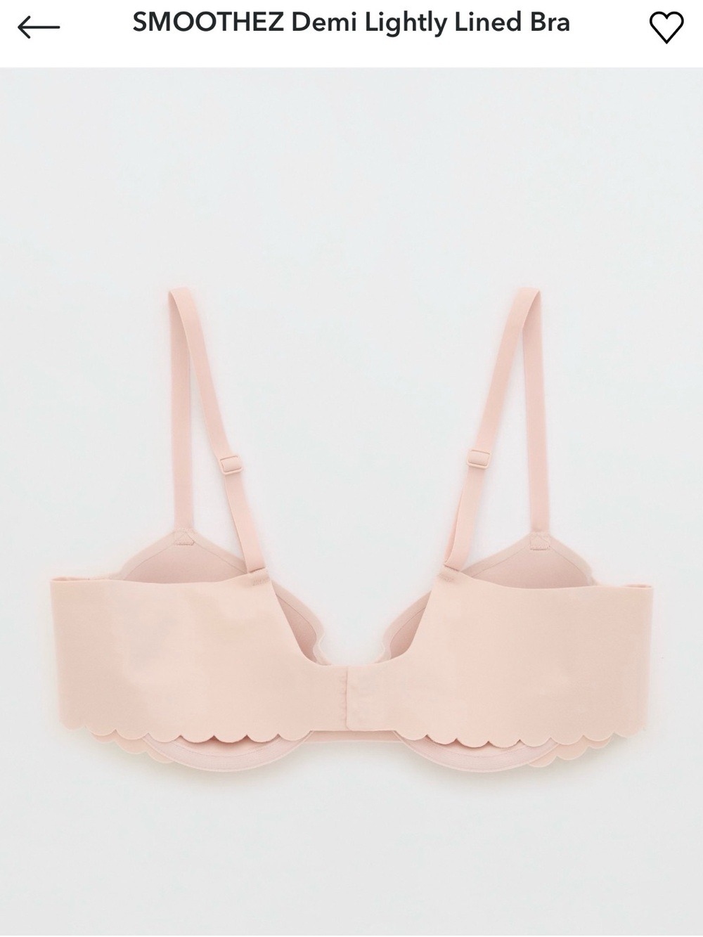 SMOOTHEZ Demi Lightly Lined Bra Color: Bay Sunrise
Size: 32C - Picture 2 of 4